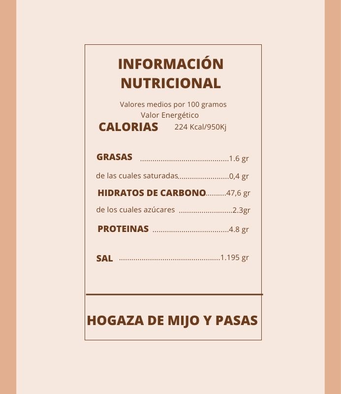 Hogaza Mijo y Pasas - Imagen 7