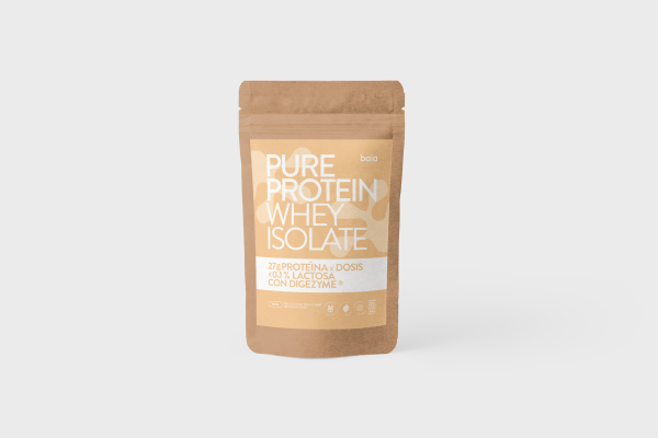 Proteína pura ecológica sabor vainilla whey isolate